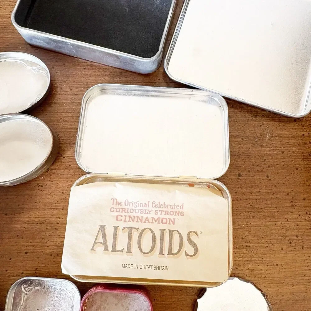 Lot Of Mint Tins Altoids Everest Web Fuel For Crafting Advertising